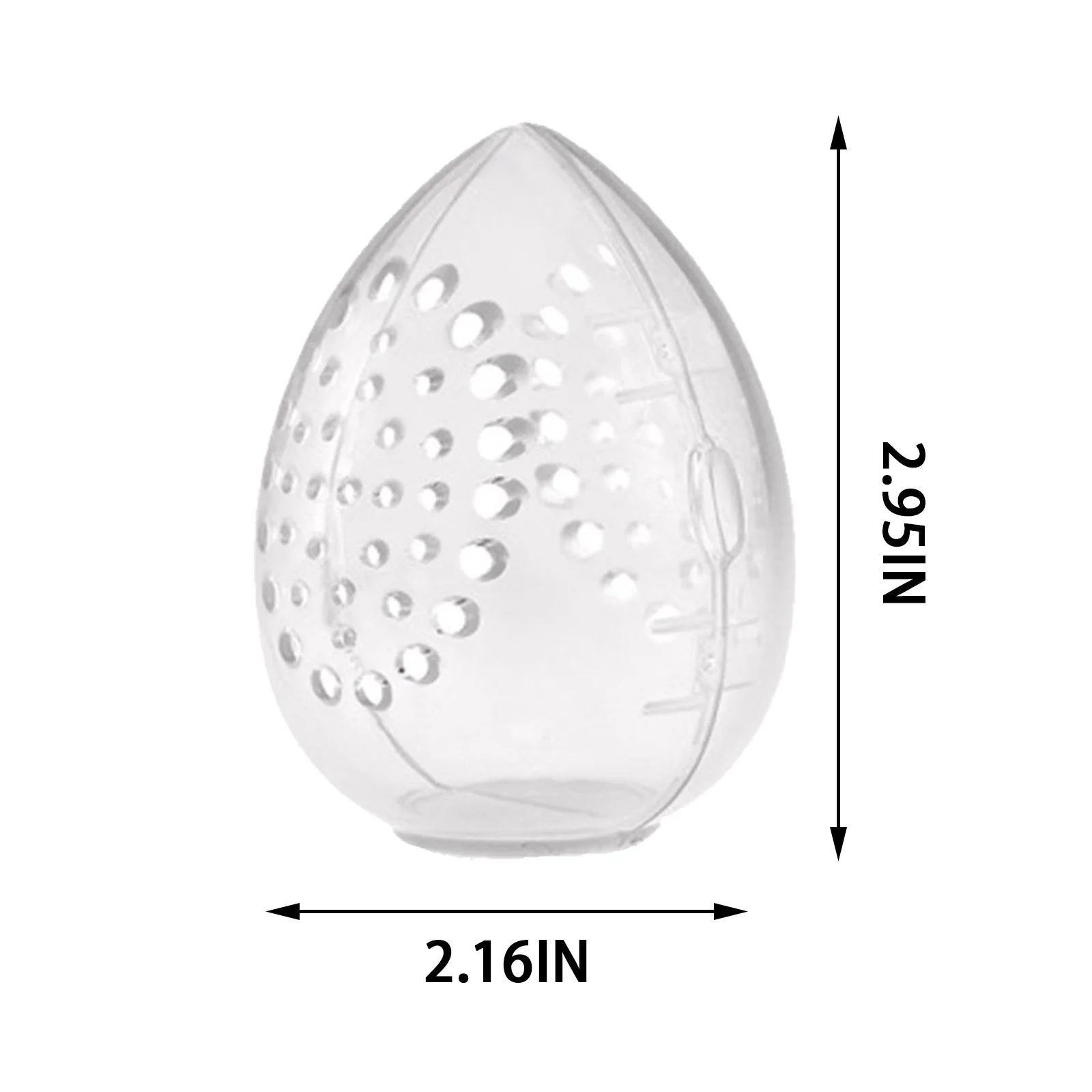 ฟองน้ำแต่งหน้าเก็บกรณี Multi-Hole ความงามผู้ถือฟองน้ำเครื่องสำอางค์ขาตั้งรูปโปร่งใสสีชมพู