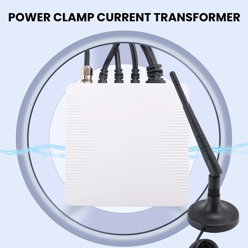 

Tuya Smart Life 3 Phase WiFi Energy KWH Meter 80A 120A Power Clamp Current Transformer App Monitor(120A)-A22U