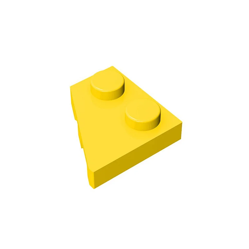 50pcs 24299 Plate 2 x 2 Left Wedge Bricks Collections Bulk Modular GBC Toys For Technical MOC DIY Building Blocks Compatible