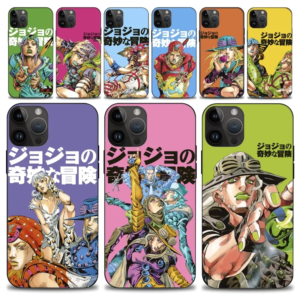 Bilinbili JOJO funda de teléfono con bola de acero para iPhone 15 14 13 12 11 Pro Max Mini X 7 8, funda suave