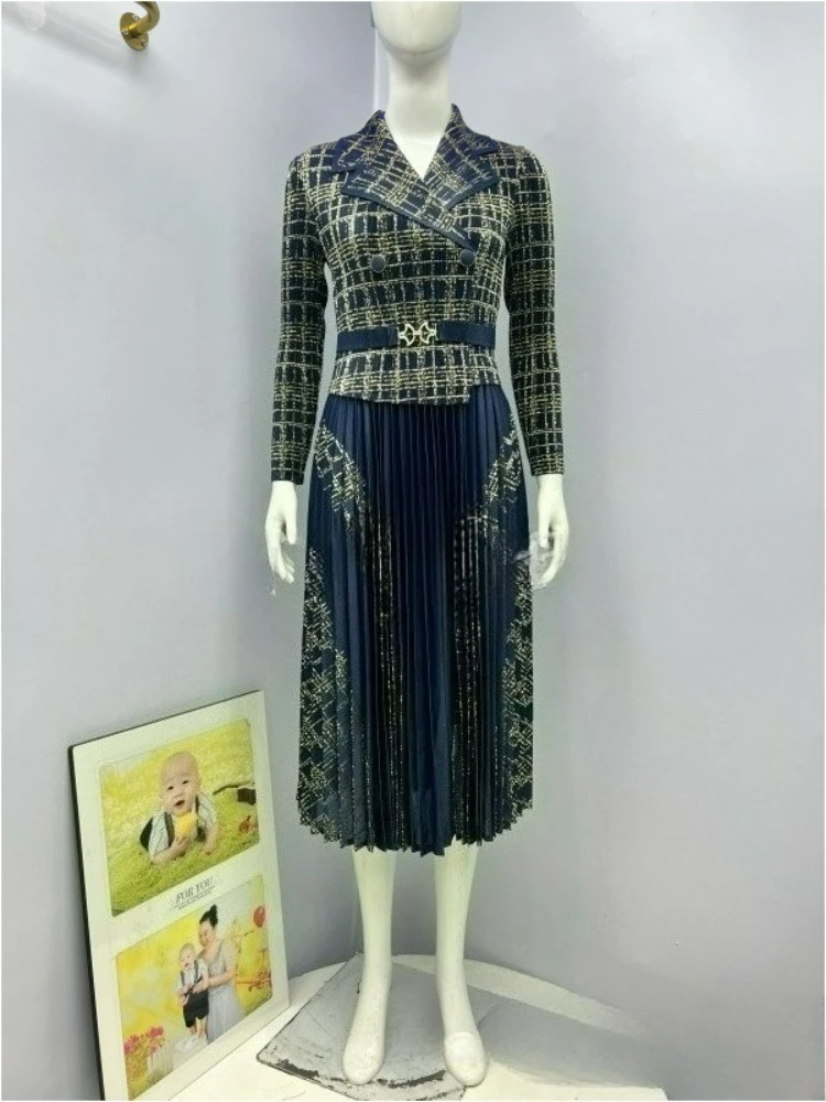 2025 Zomerjurken voor Vrouwen Elegante en Mooie Jurken Miyake Geplooide Jurk Feestavond Prom Formele Vrouwelijke Mode