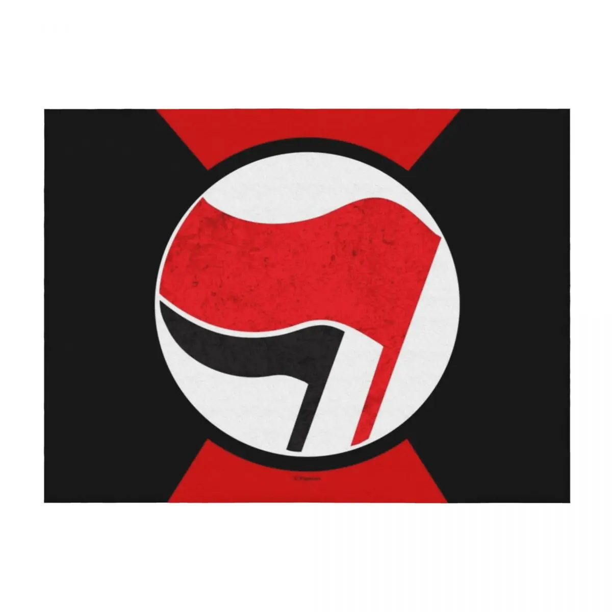 

Одеяло с логотипом ANTI FASCIST, украшения, персонализированный подарок, одеяла для волос