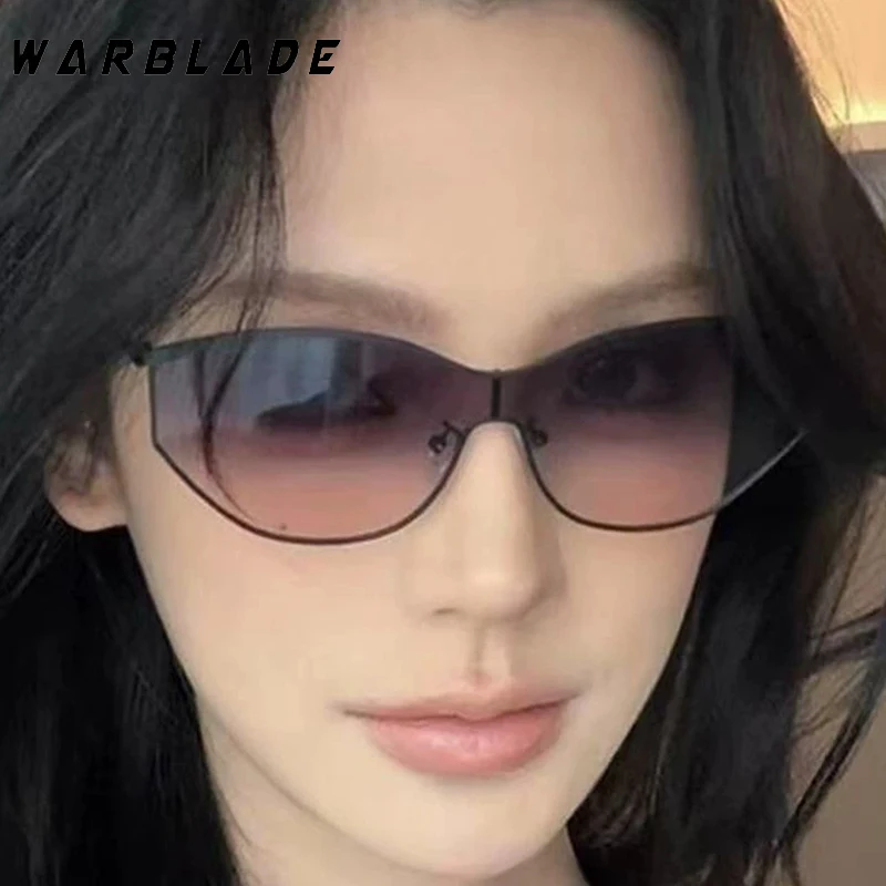 

Cyberpunk Y2K Trendy Personality Women Sunglasses Luxury Brand Hip-hop Men Sunglass Summer Traveling Driving Shades UV400 Очки