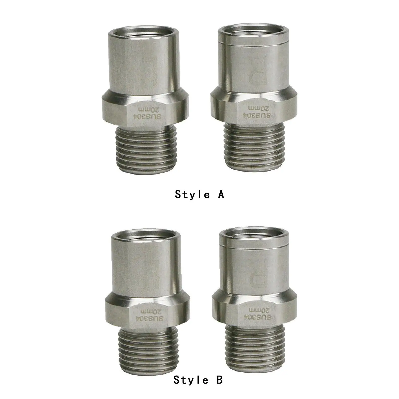 2 قطعة دواسة الدراجة تمديدات الفولاذ المقاوم للصدأ تمديد الطريق الجبلية دراجة دراجة دواسة محولات تمديد بواسطة 20 مللي متر/0.79 بوصة #2