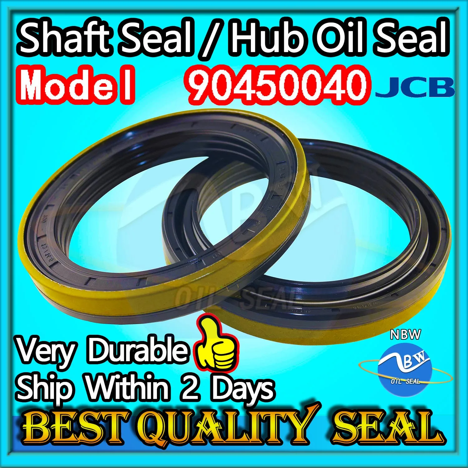 For JCB Hub Oil Seal 904-50040 90450040 High Quality Shaft Seal Combi Pressure Cassette Sealing Set 65X92X14 12001903B Dustproof