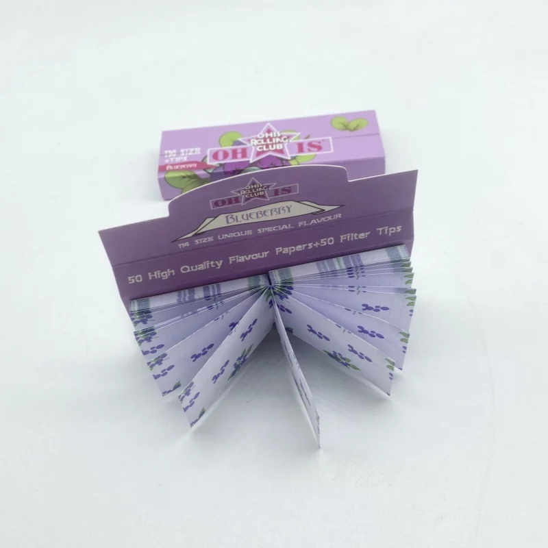 FruiT fLavoR ed مرشحات الورق الطبيعية غير المكررة نصائح تصفية أوراق الكتيب #2