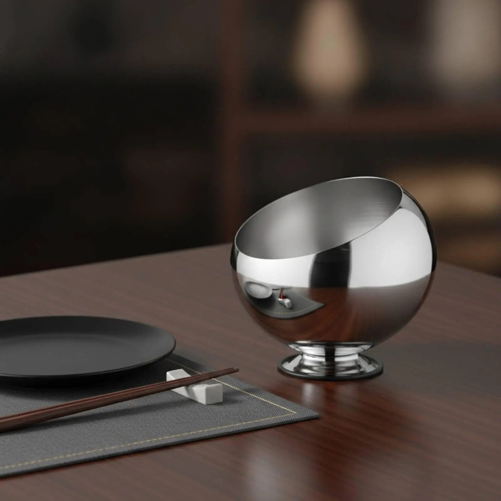 Slanted Bowl Easy-to-Clean Dipping Cup Compact for Hot Pot, Countertop