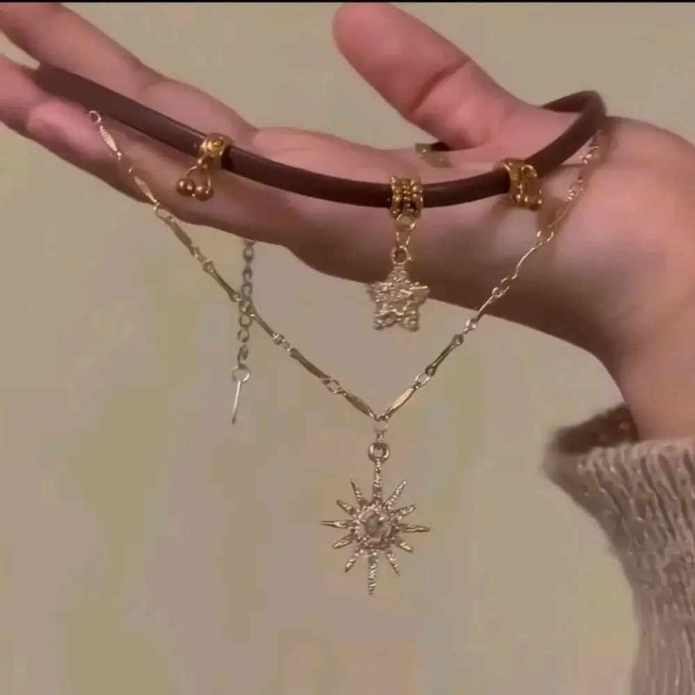 

New Alloy Clavicle Choker Jewelry Light Weight Pendant Necklace Simple Style Attractive Love Drop Necklace