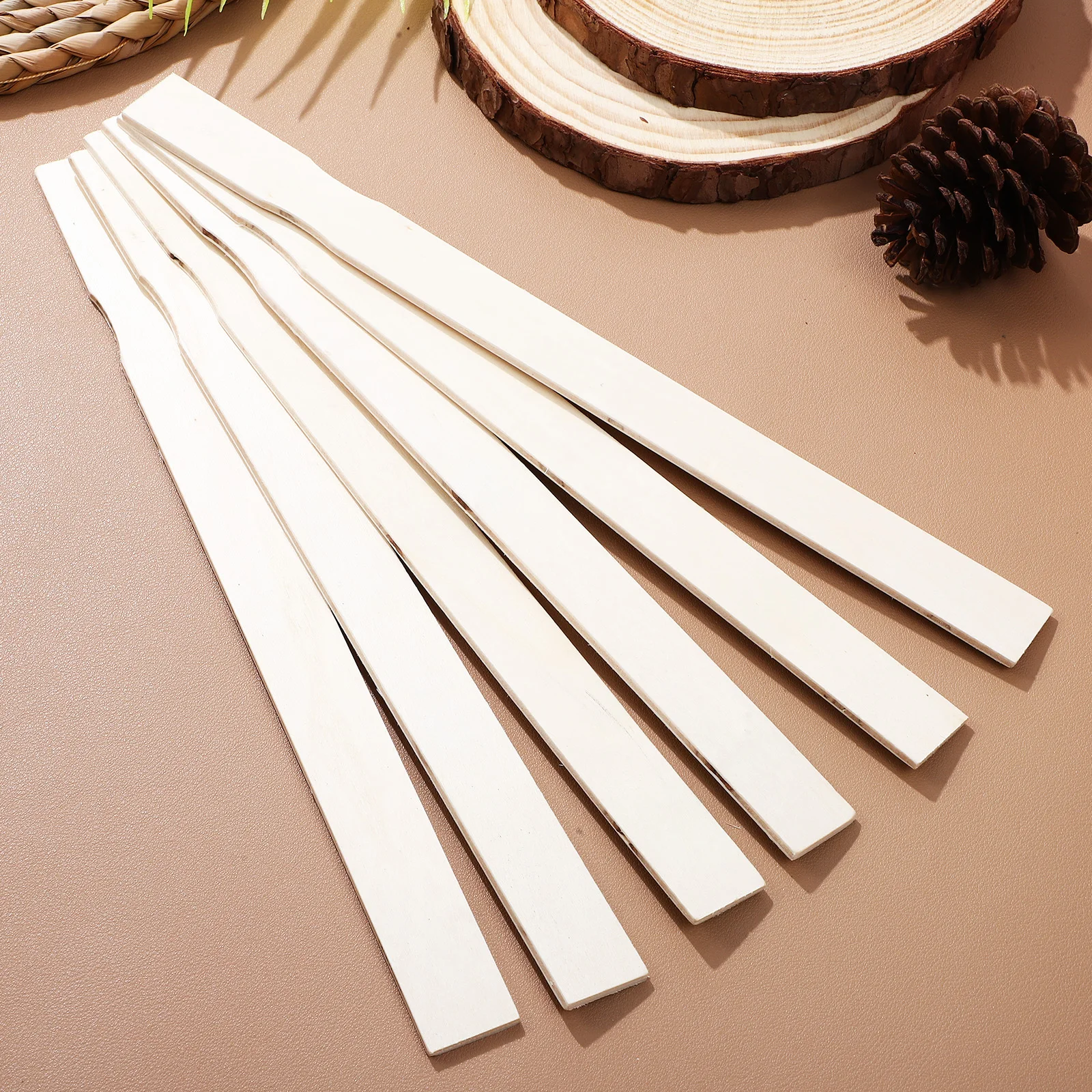 

25 Pcs Wooden Stirring Sticks Durable Reusable Paint Stirrer Craft Mixing Rods Smooth Surface Easy Cleaning Multi Functional