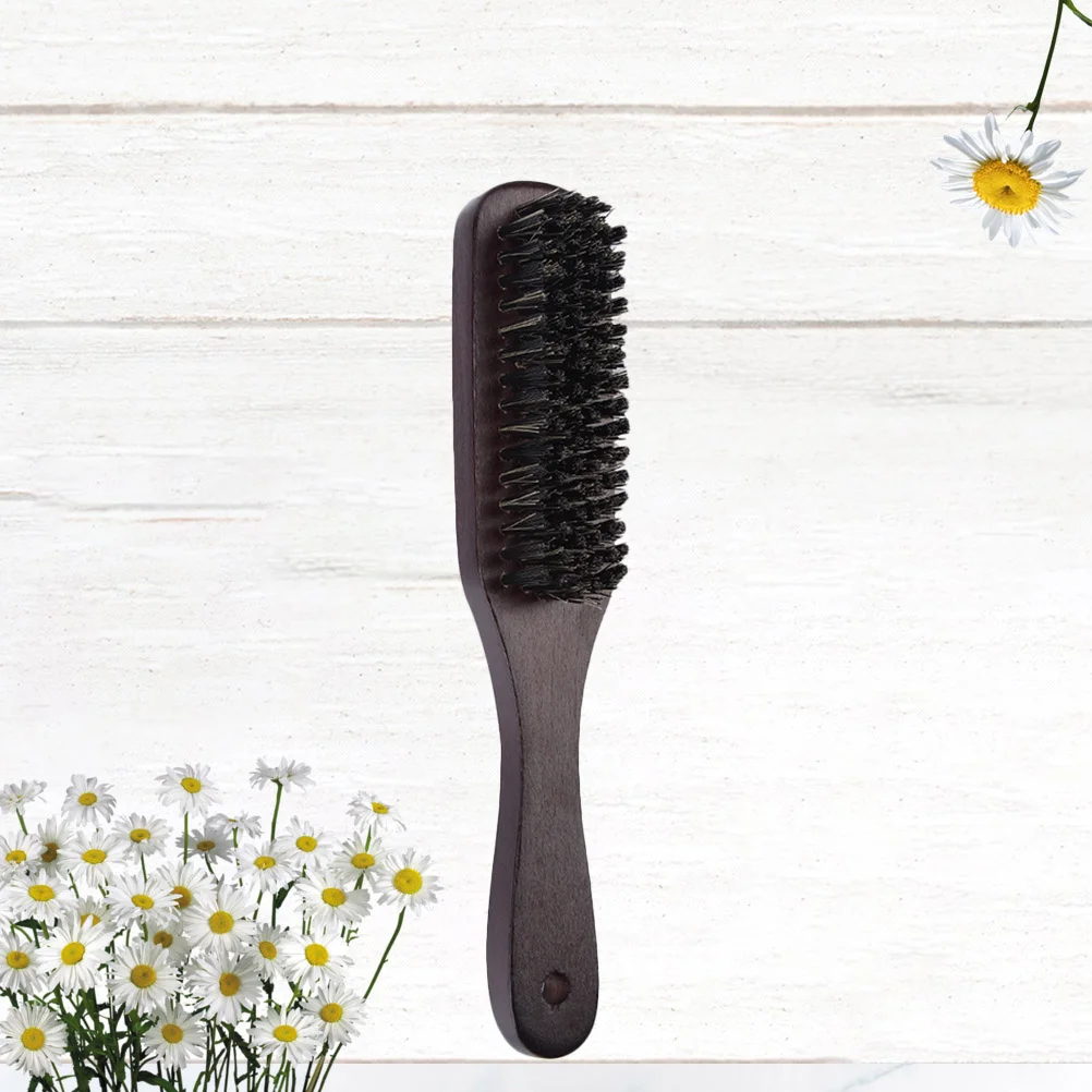 

1pc Vintage Styling For Men Small Portable Cleaning Tool Soft Bristle Broken Removal Ideal Gift Hair Spray Brush Men Hair