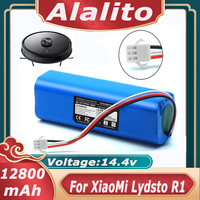 Replacement For XiaoMi Lydsto R1 Roidmi Eve Plus Viomi S9 Robot Vacuum Cleaner Battery Pack Capacity 12800mAh Accessories Parts
