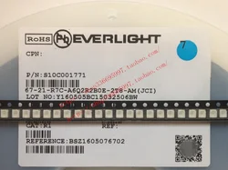 Parche 100 piezas/Yiguang 67-21-R7C-2T8-AM, 3528 Puliang 630nm, cuentas LED rojas para automóviles PLCC2