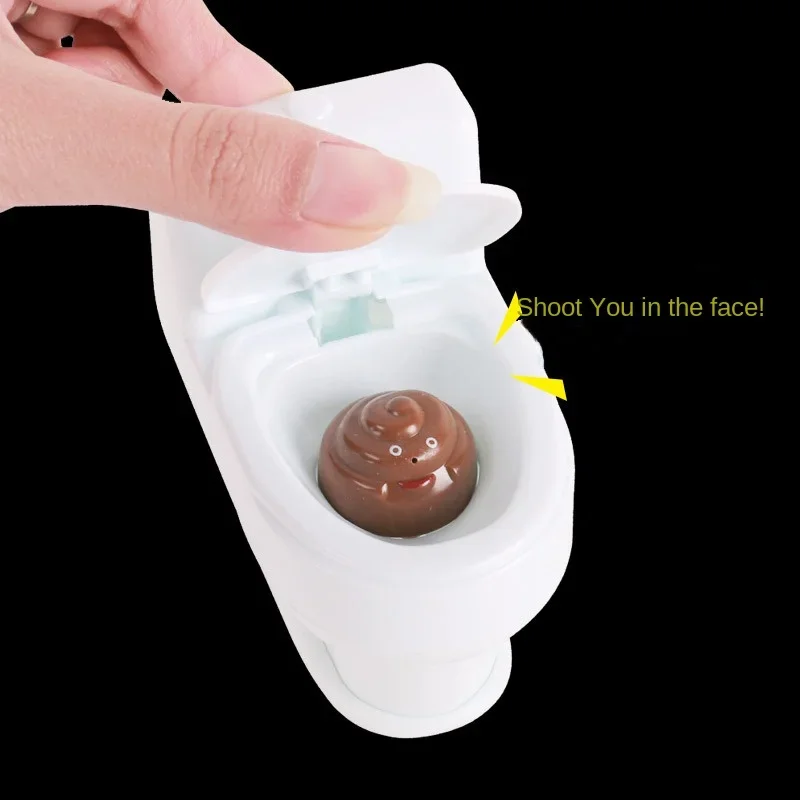 2 Stuks Mini Wc Sprinkler Speelgoed Simulatie Spuitpistool Met Kak Water Joke Grappige Prank Gag Gift Voor Nieuwigheid speelgoed Plezier