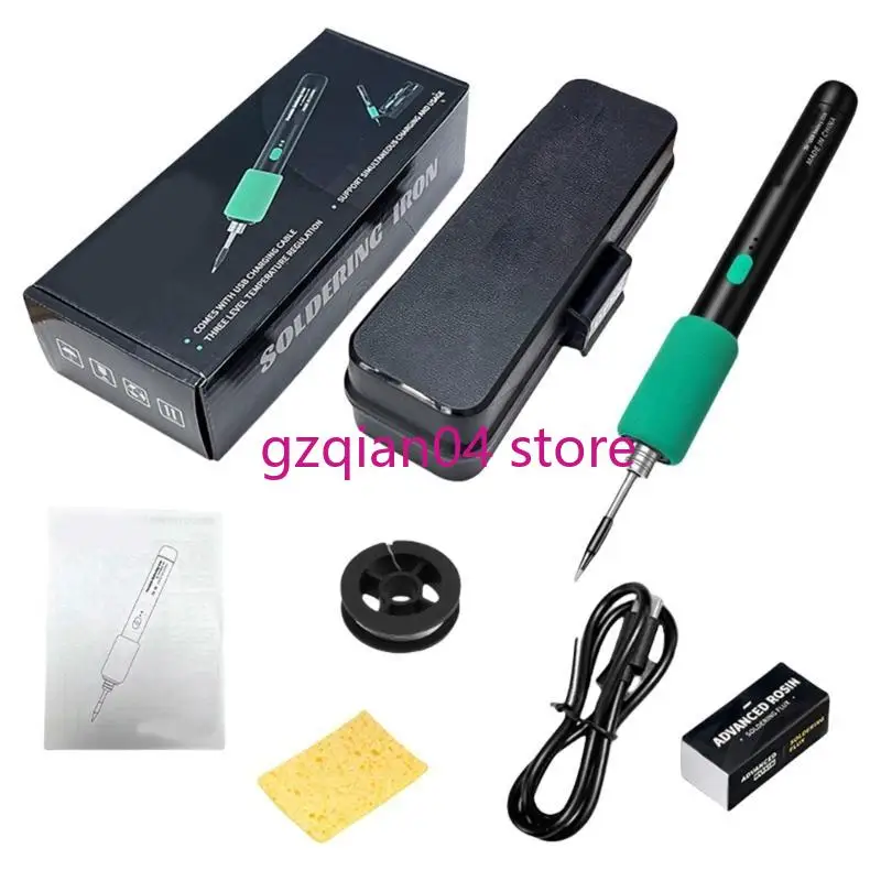 

N7MD 3 Speed 5V 15W Electric Soldering Iron Kits Cordless Adjustable Temperature 650mah Welding Solder Repairs Tool