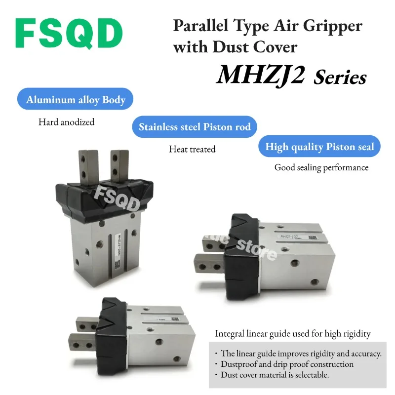 

Параллельный пневматический захват с пылезащитным кожухом MHZJ2-10D 16D 20D 25D 10S 16S 20S 25S 10C 16C 20C 25C DE SK SM D1 D2