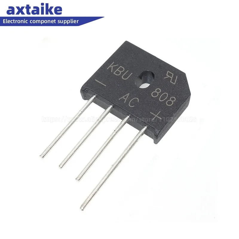 5PCS KBU808 KBU1010 KBU1510 KBU2510 KBU3510 8A 10A 15A 25A 35A 800V 1000V 1KV DIP 4pin SILICON BRIDGE RECTIFIERS