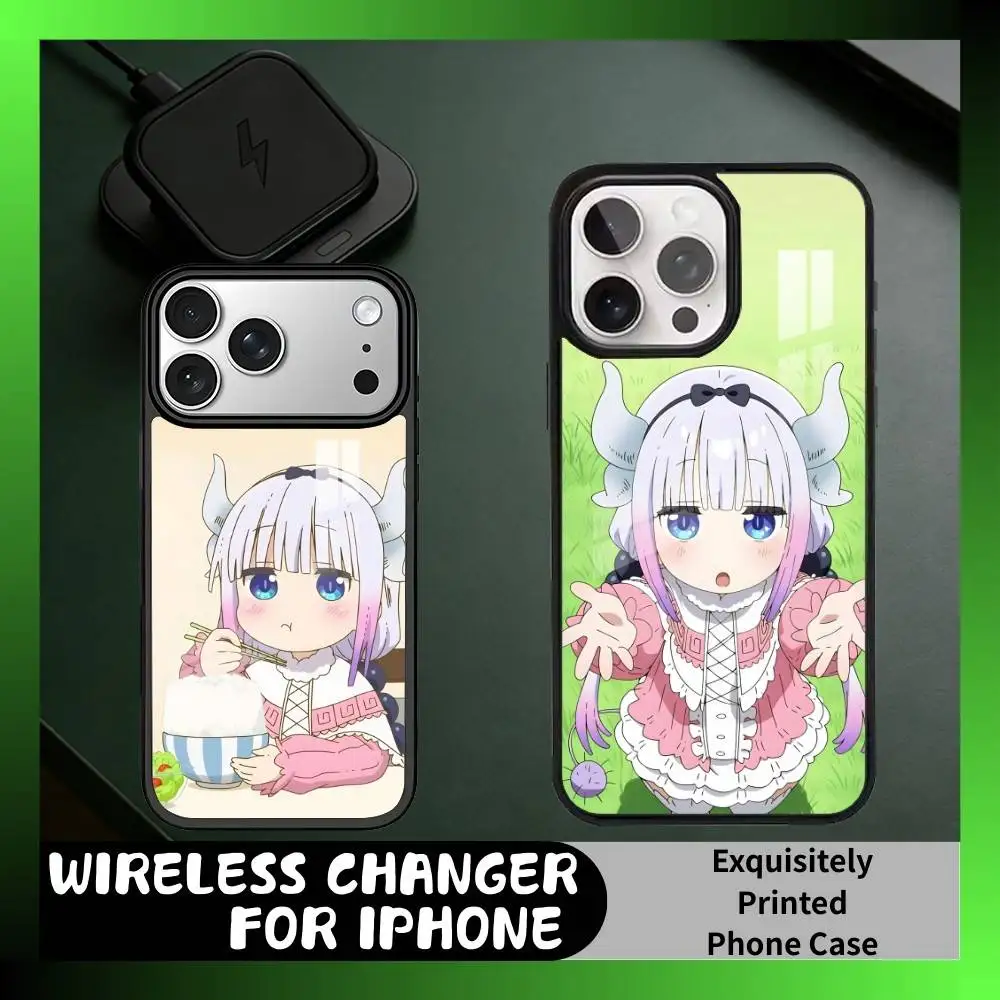 

MKDM Cute K-Kanna Anime Phone Case For iPhone17,16,15,14,13 Plus,Pro Max Magnetic For Magsafe Wireless Charging
