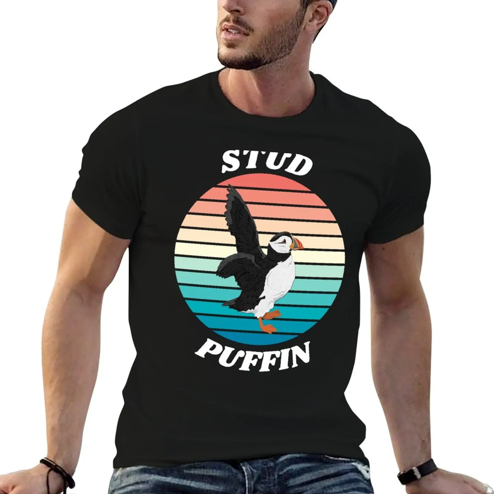 Puffin Shirt , Funny Puffin Shirt Bird Stud Muffin Shirt T-Shirt customizeds tshirts personalised mens white t shirts