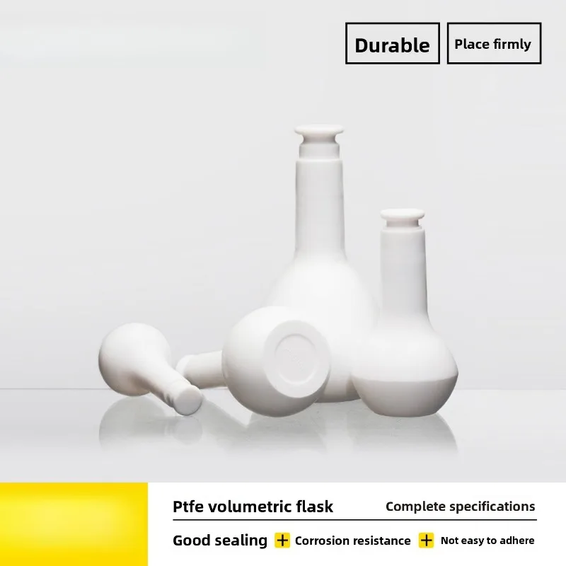 

PTFE Volumetric Flask 25/50/100ml F4 Strong Acid Alkali Resistant Capacity Bottle