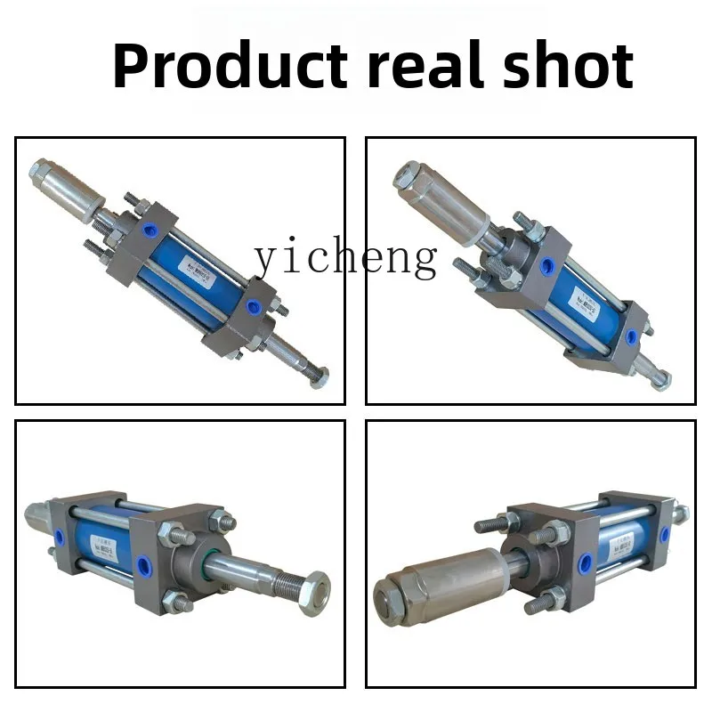 

Adjustable Hydraulic Cylinder 30/40/50/63/80/100/ Bidirectional Lifting Rod Double Outlet Double Shaft Cylinder