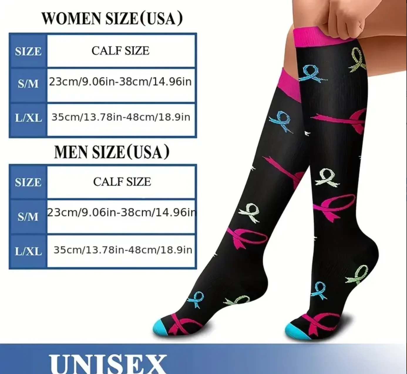 AT RANDOM COLORS Compression Socks for Men Women Nurse 8 pairs Compression Socks Nurses Sport 6 PAIRS Ladies Lady Womens Running