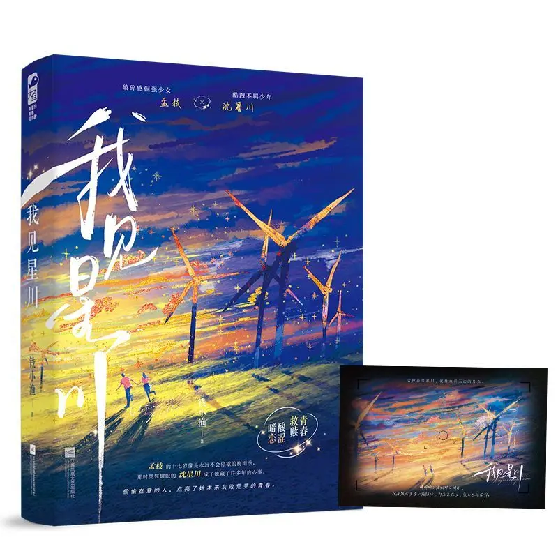 I See Xingchuan Youth Redemption Secret Crush Novel With Sunset Postcard Gift