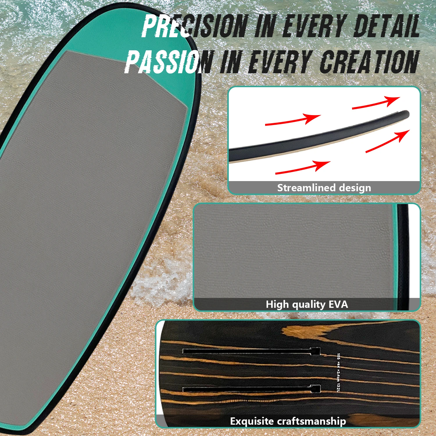 

2025 Hot Sale Carbon Fiber Foil Board 105cm Length Pumping Wingfoil Surfboard Waterplay Surfing Ocean Water Hydrofoil Board Kit