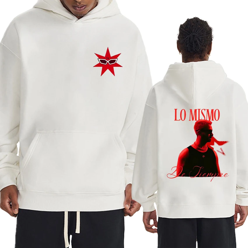 

Singer Mora Lo Mismo De Siempre 2025 Album Double Sided print Sweatshirt Men women Trend fashion Hoodie Unisex Fleece pullover