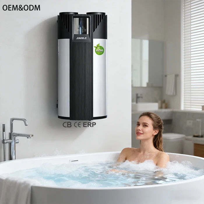 Integrated Air To Water Heat Pump All In One Heatpump Heat Exchange Water Heater For Domestic Hot Water