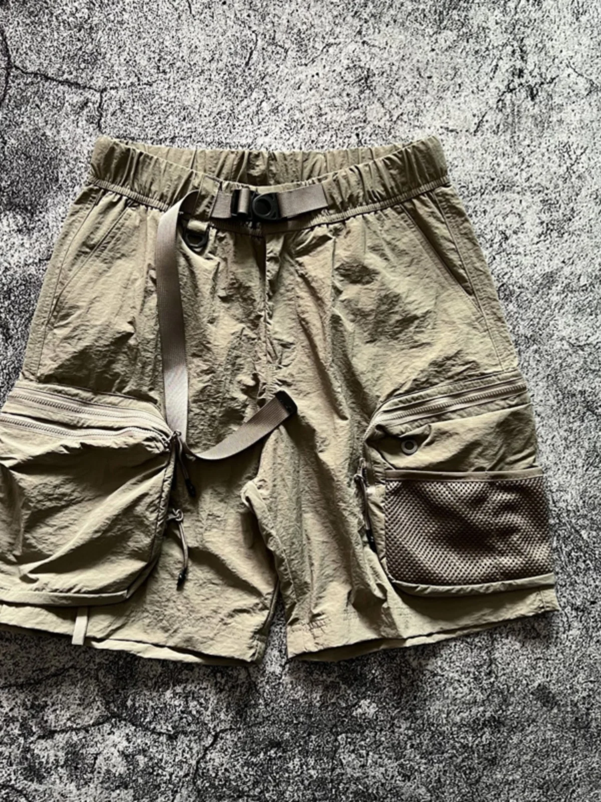 Outdoor Fiing orts Qui Dry Waterproof Thin Material Loose Straight Leg Summer Five-Quarter Length Casual Leisure Pants