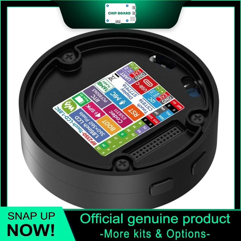 

Waveshare RP2350-Touch-LCD-1.85C, RP2350 1.85inch Touch Round LCD Screen Development Board, 360 × 360, 65K Color