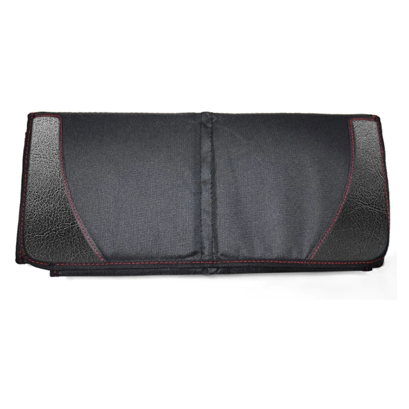 D7YA PU-Leder-Autositzbezug, passend für alle Babyautositze, Matte, kratzfest, Kissenschutz mit Aufbewahrungsnetztaschen – Detail 7
