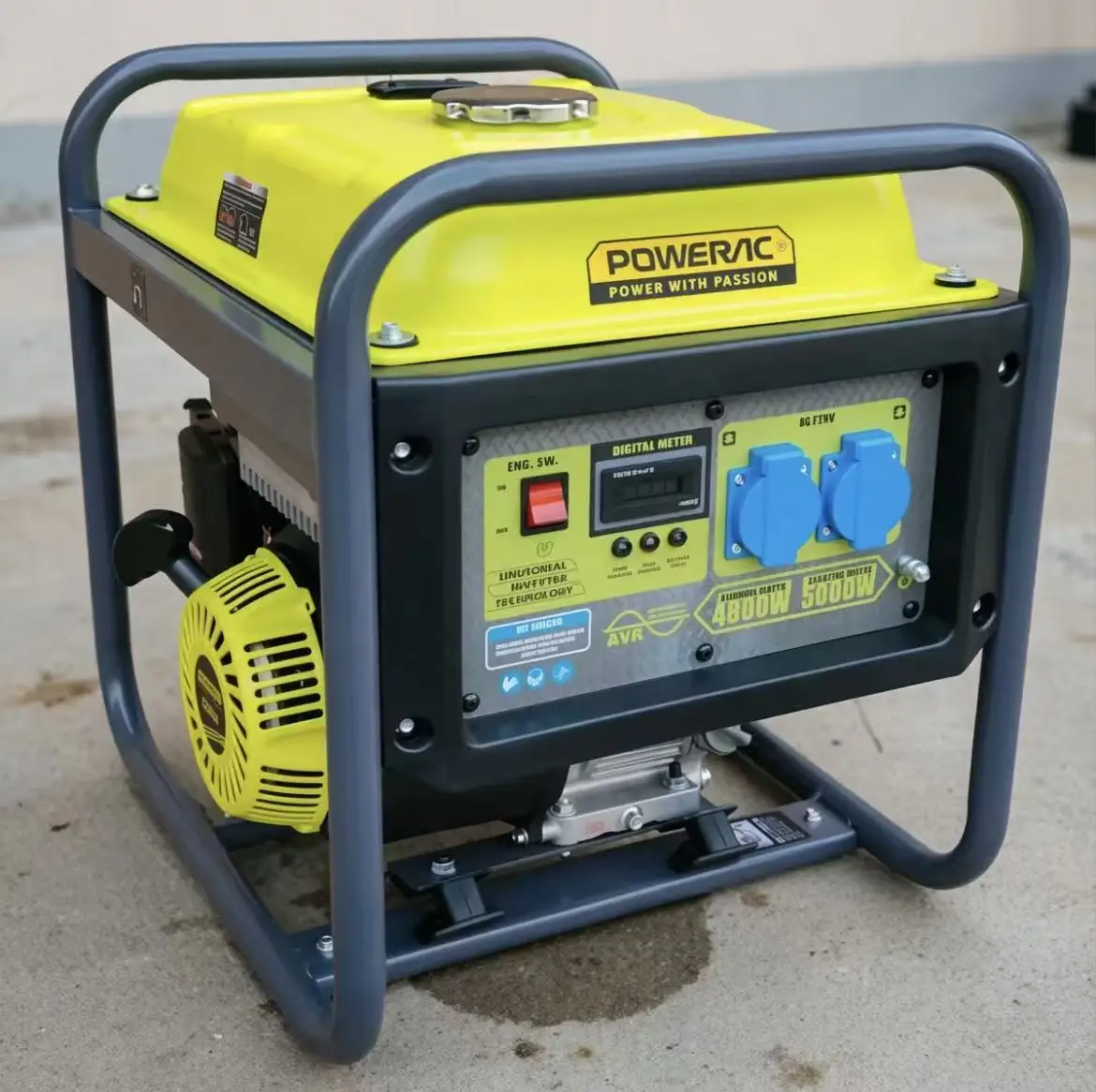Open Frame 3KW Inverter Genset / 212cc Remote Start CE / 230V Single Phase /  Portable / Jobsite & Industrial Use