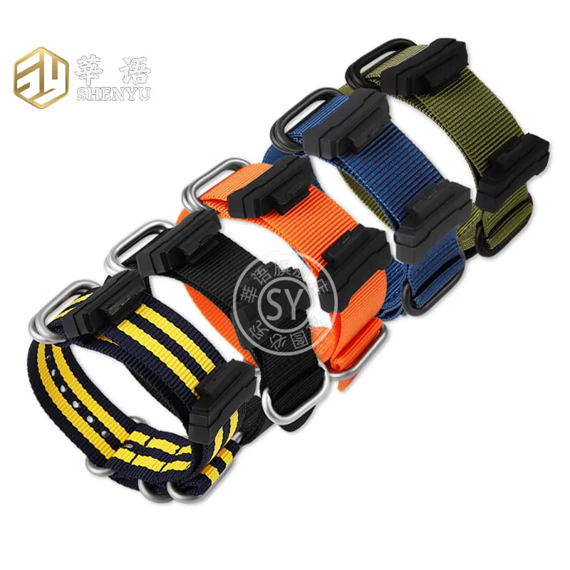 DW-5600 Replacement Breathable Nylon Canvas Watch Band For Casio G-Shock DW-5600 DW-5610 GW-5000 GW-B5600 Series watch bracelet