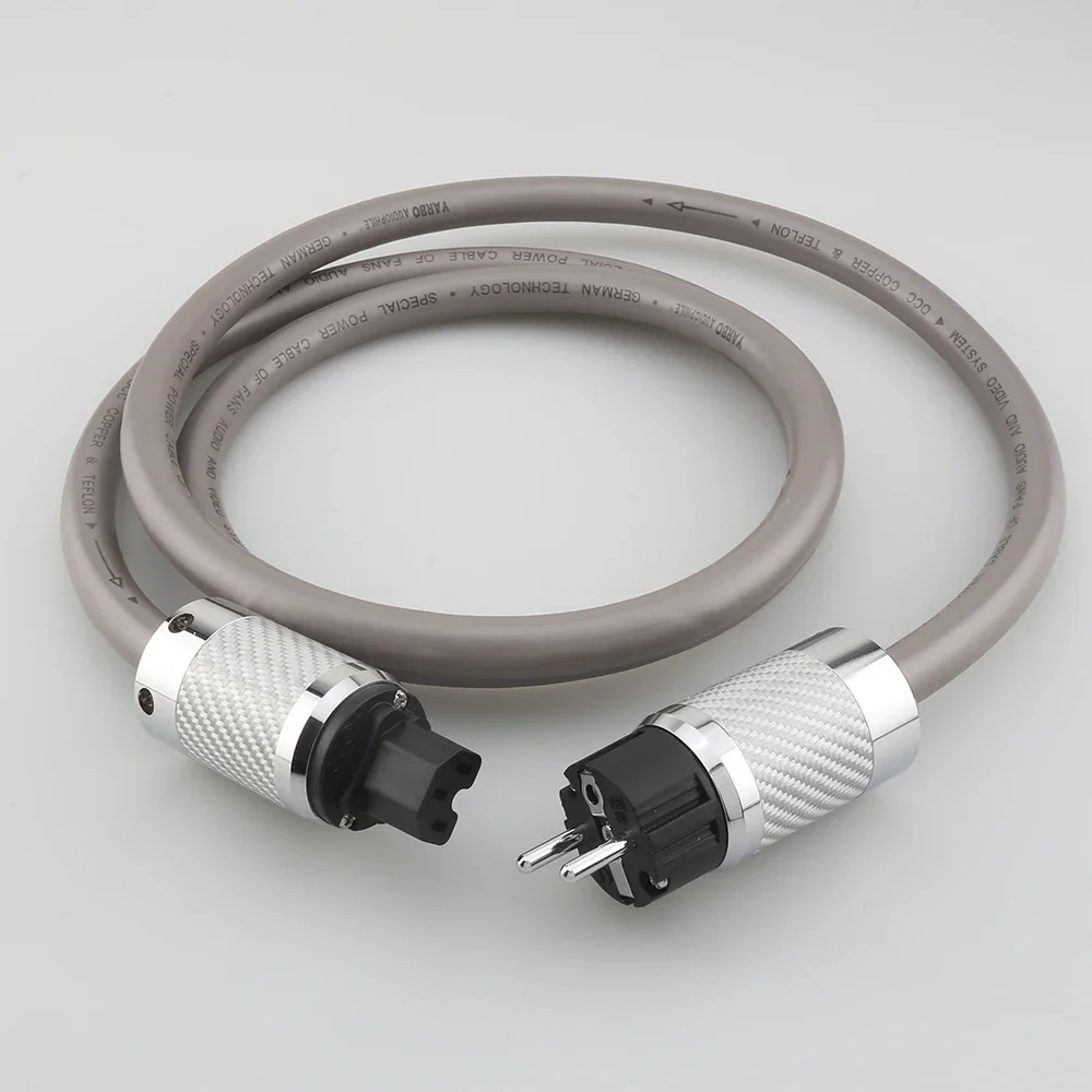 

12AWG EU Version power cable YARBO SP-1100PW Power Cord Cable with Carbon fiber US EU power plug