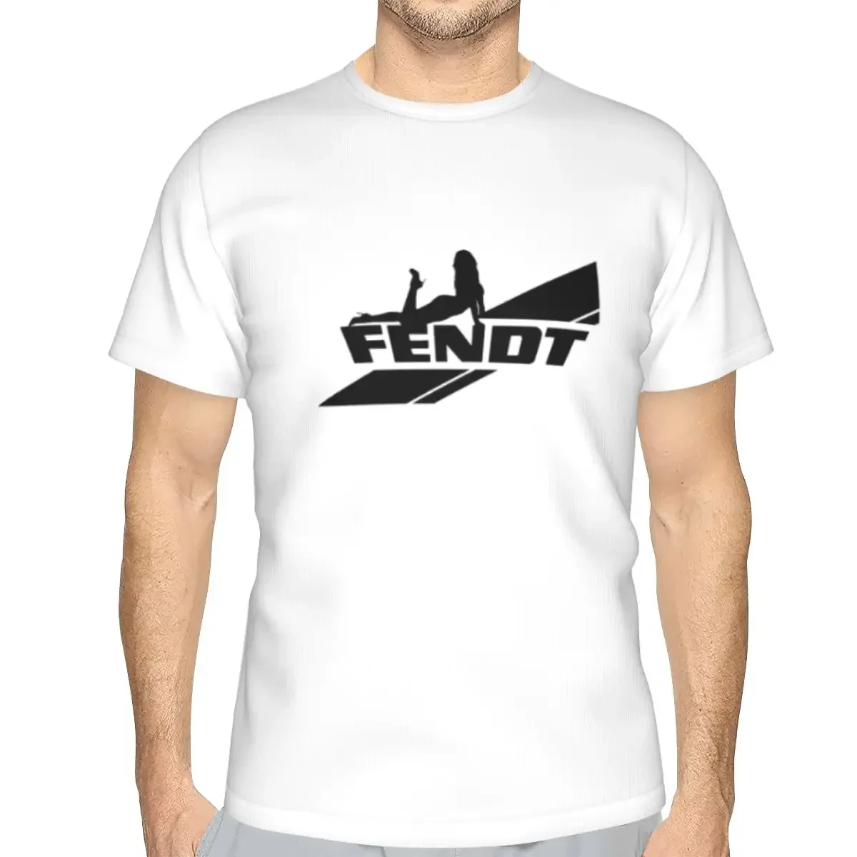 Fendt Caravan  polyester T-Shirt Men'sFunny T Shirts Men O-Neck Short Sleeve