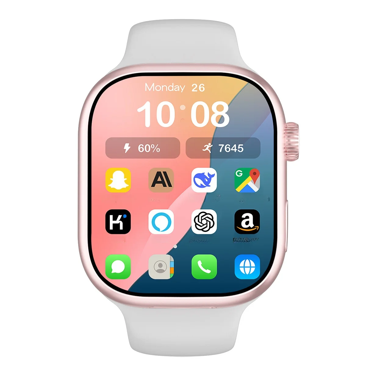 Elah Smart Watch 4G SIM Card 202'' Rotating Camera Video Call Fitness Tracker for Running And Yoga