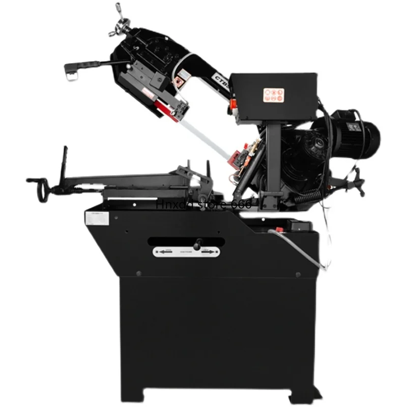 Small Desktop Metal Cutting Machine Horizontal Band Saw Woodworking Saw