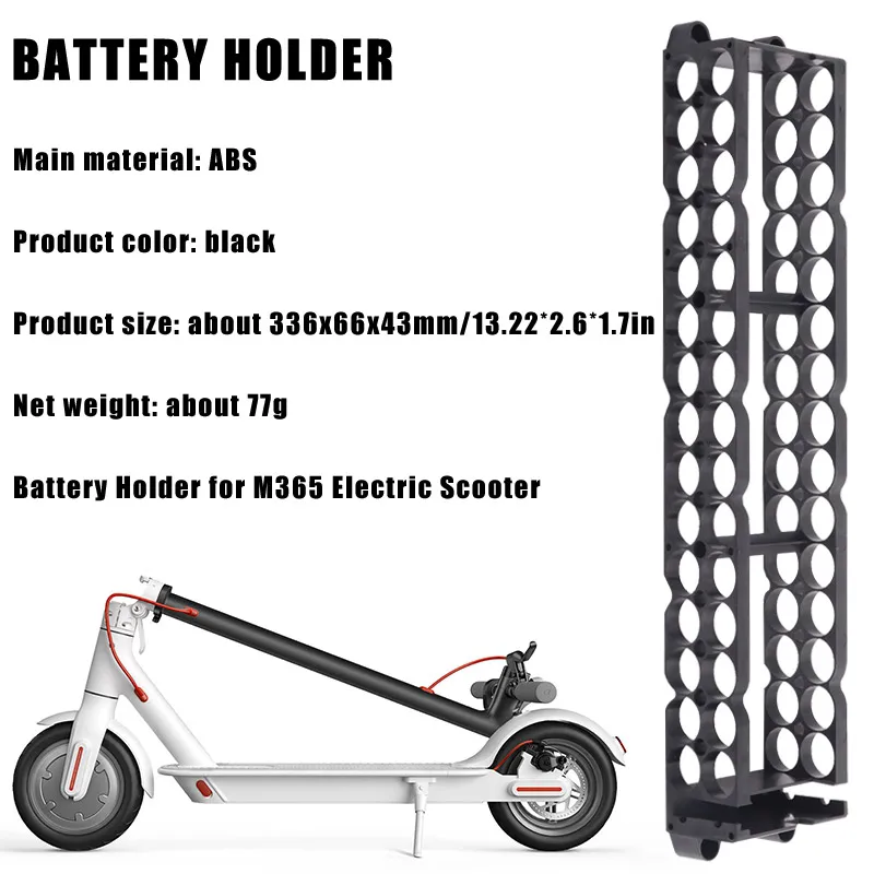 3PCS ABS Plastic Standard Battery Holder for Xiaomi M365 Electric Scooter Anti Vibration Case Bracket Accessories