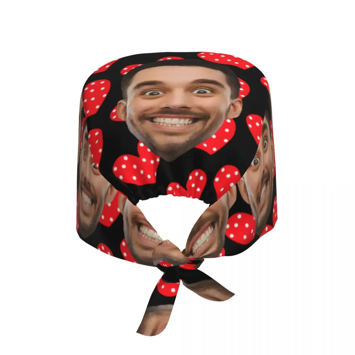 Berretto da lavoro per la pulizia del viso con testa maschile personalizzato, unisex, per il marito, anniversario, berretto chirurgico, cappello da infermiera, cappello da infermiera