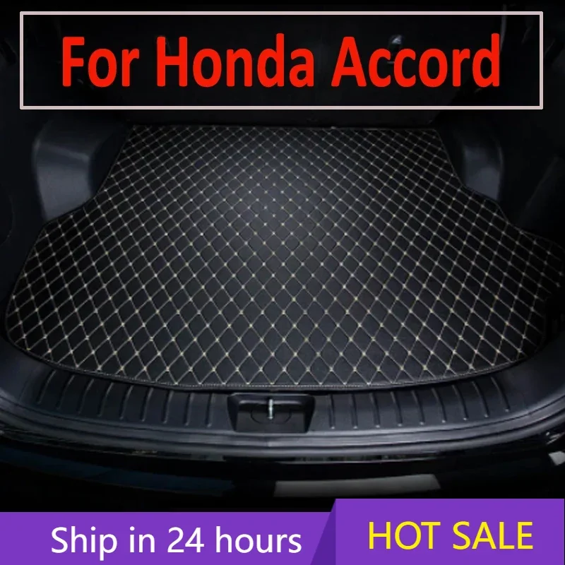 Car trunk mat for Honda Accord Eighth generation 2008 2009 2010 2011 2012 2013 cargo liner carpet interior accessories cover