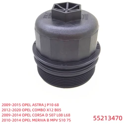Oil Filter Housing Lid Cover Cap Gasket For OPEL Astra J P10 Corsa D S07 Meriva B MPV S10  Combo D X12 B05  55213470