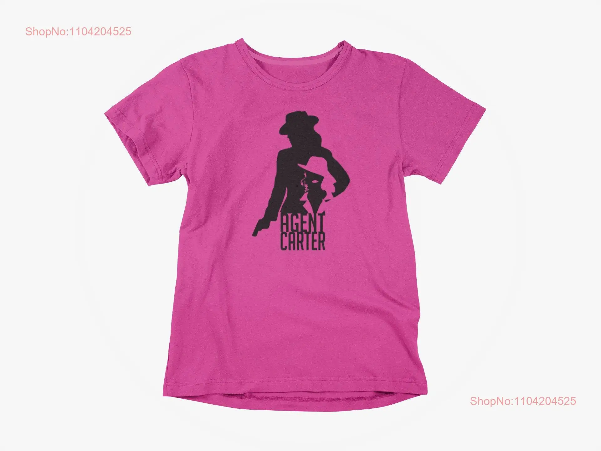 Agent Carter Inspired Silhouette T Shirt Peggy Adult available in a variety of colors long or short sleeves