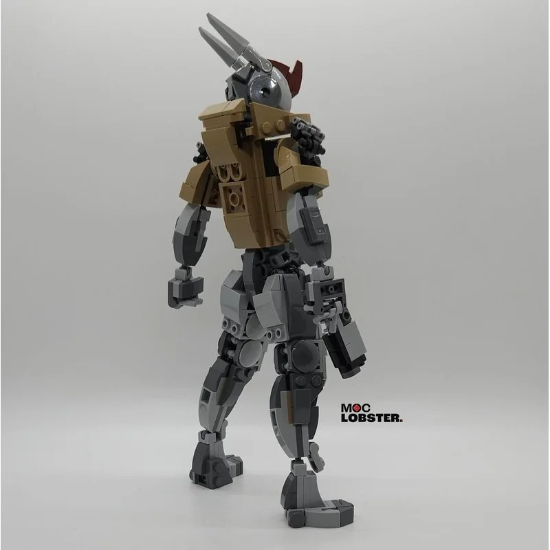 MOC-242860 الفضاء الحارس كال اللبنات روبوت الغريبة نموذج الطوب تجميع اللعب الإبداعية الأطفال هدية 582 قطعة #3