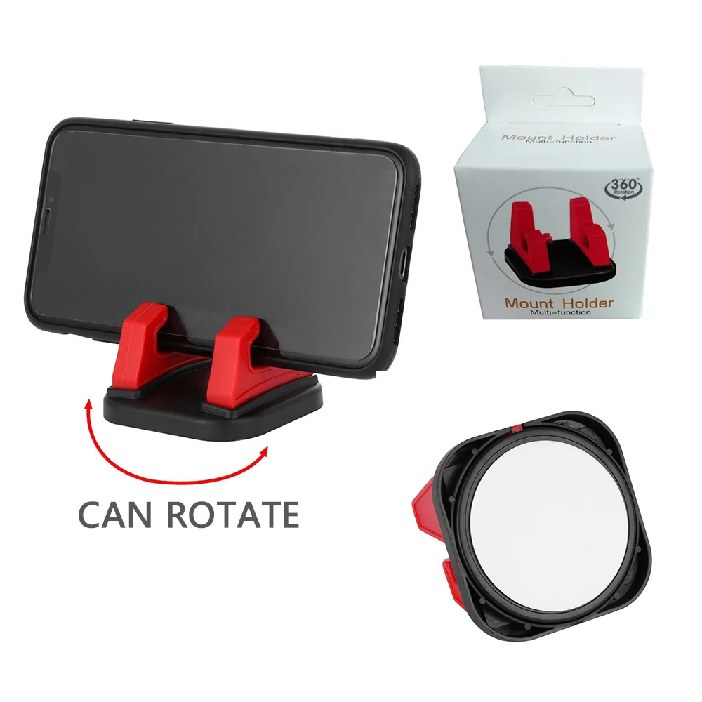 360 graden draaibare auto mobiele telefoon houder dashboard GPS-ondersteuning herbruikbare siliconen telefoonhouder antislip pad mat voor GPS-navigatie