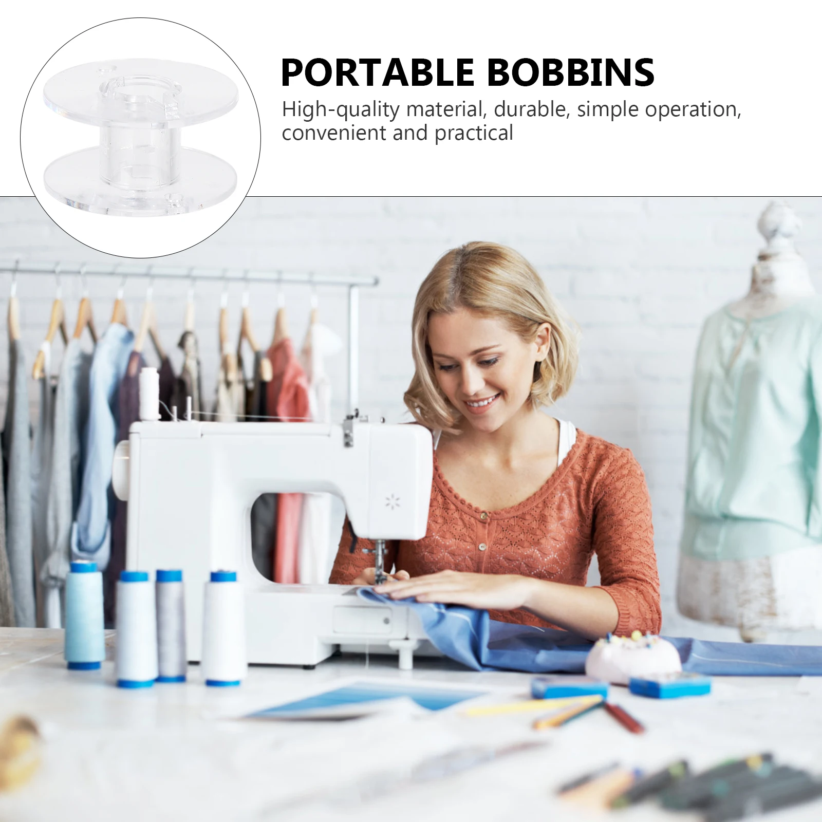 

Bobbins Sewing Machine Bobbins Portable Bobbins Sewing Machine Supplies Sewing Supplies