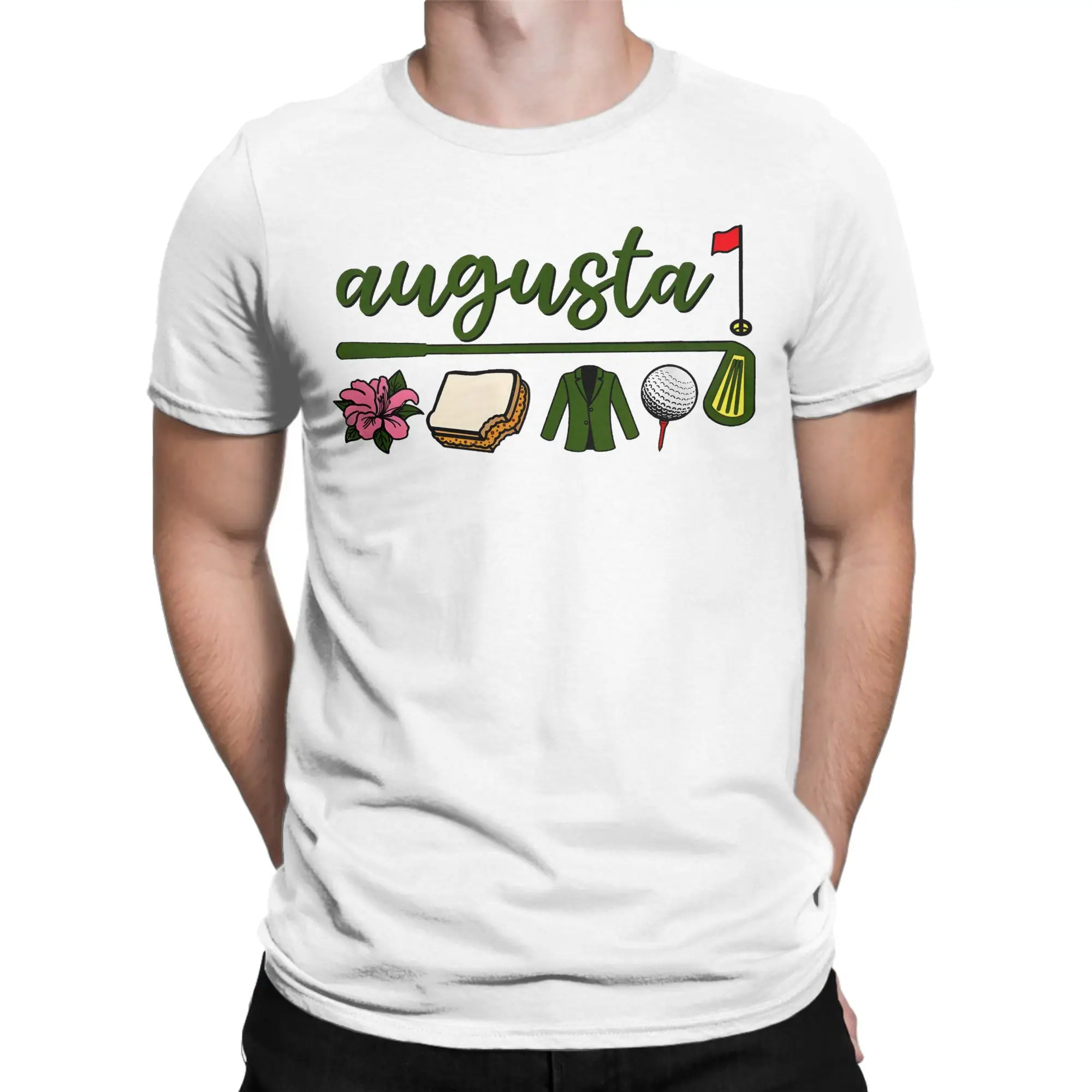 Augusta Georgia Azalea Golf Pimento Cheese Jacket T Shirt Summer  Trendy Cool T-Shirts Cotton O Neck Oversized Clothing Tops