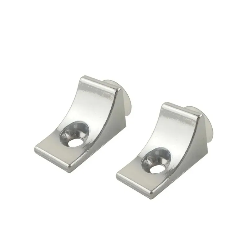 10pcs Shower Glass Clamp Zinc Alloy Glass Shelf Holder with Strong Chuck Glass Clip Shelf Support Brackets