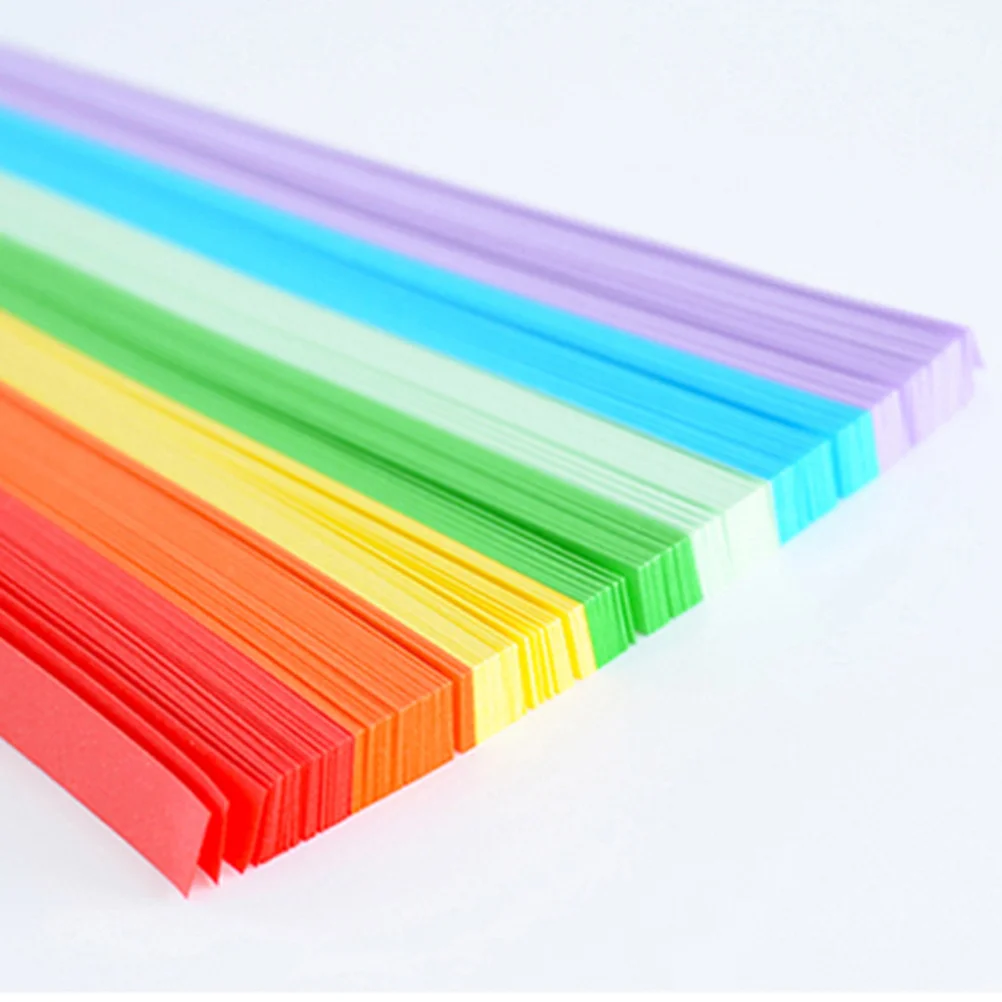 4050 strisce di carta colorate a forma di stella, fai da te, perfette per le scuole, insegnanti, 27 colori, condividi opere d'arte, carta a stella relax