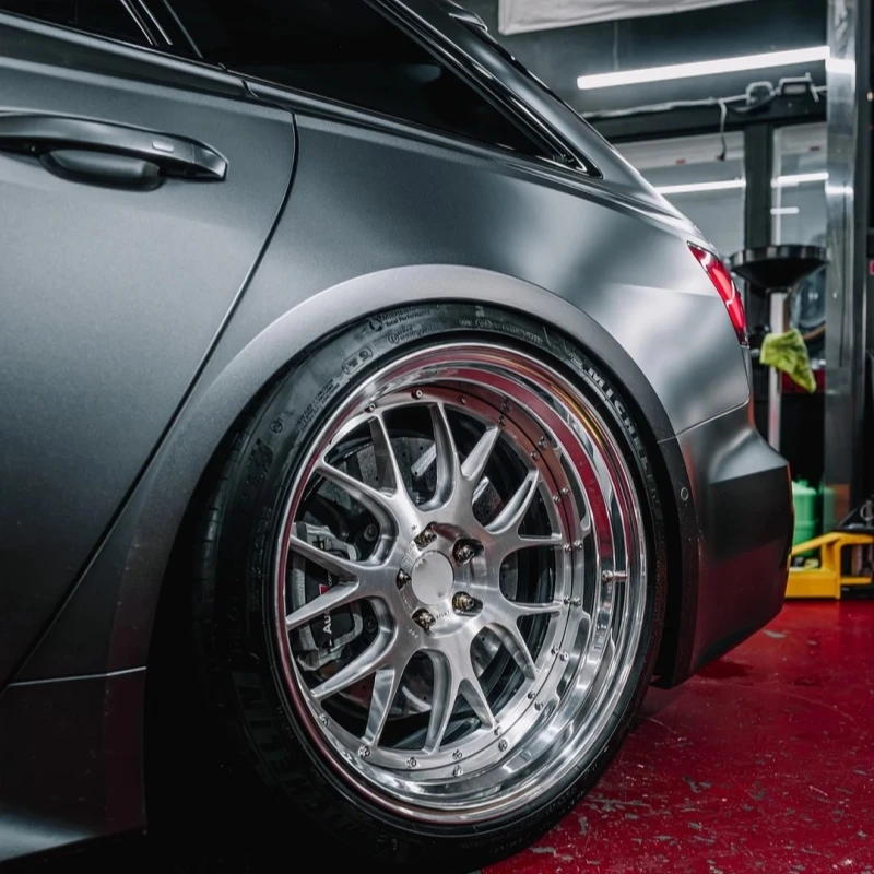 4 Piece LMR Forged Wheels Brushed Face Polished Lips 18 19 20 21Inch Car Rims Wheels for A3/A4/A5/A6/Q5/TT RS5 RS6